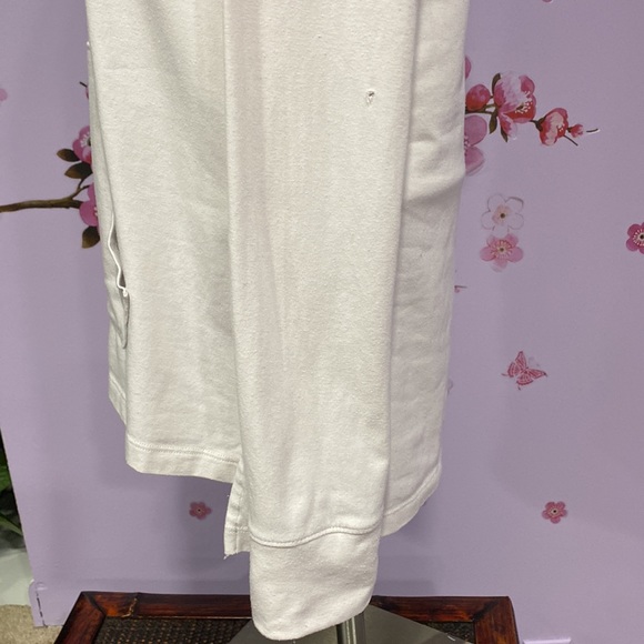 NFL NY Jets Combine Authentic Under Armour Hooded Off White Top Women's Size M ! - Picture 11 of 12